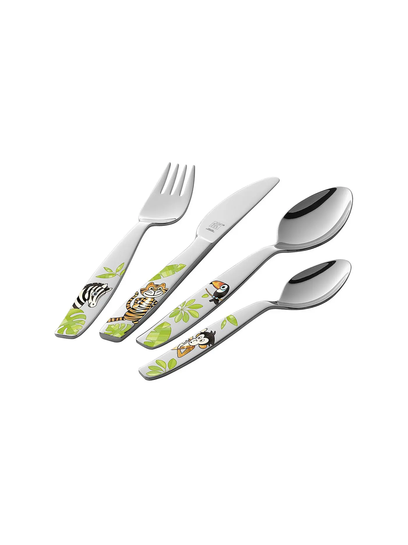 ZWILLING | Kinderbesteck Set 4tlg Jungle poliert | 